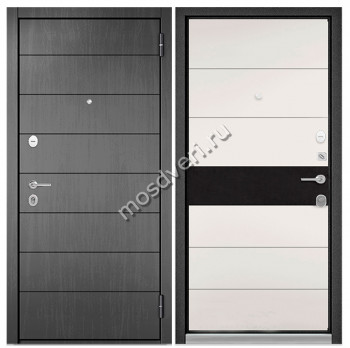 Серая входная дверь в квартиру SVDV-11 - купить от производителя Мосдвери Серая входная дверь в квартиру SVDV-11